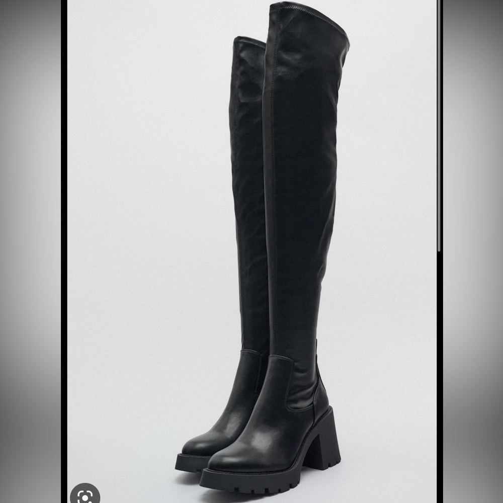 Zara boots over the knee